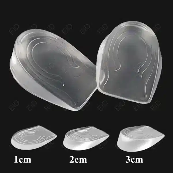 1-3cm Invisible Height Increase Insole Soft Silicone Gel Insoles for heel spurs pain Foot Massager Care cushion Half Heel Insole - Image 3