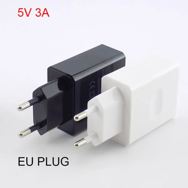 5V 1A 2A 3A Travel USB Adapter Phone Charger Power Supply Adapter Wall Desktop Charger Power Bank EU/US Plug Portable - Image 4