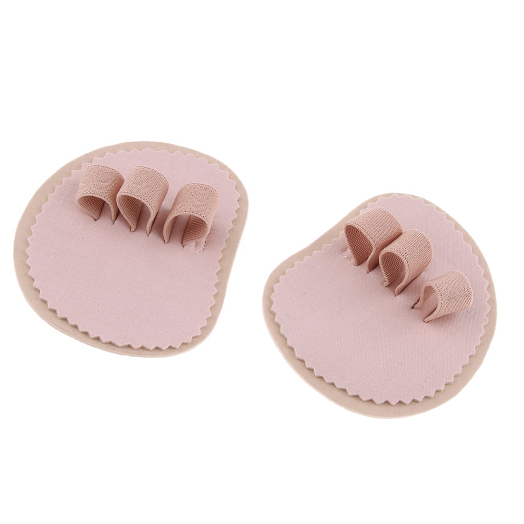 1 Pair Left Right Triple Toe Straightener Separators Correctors For Overlapping Toe Crooked Hammer Toes