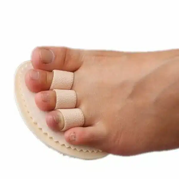 1 Pair Left Right Triple Toe Straightener Separators Correctors For Overlapping Toe Crooked Hammer Toes - Image 2