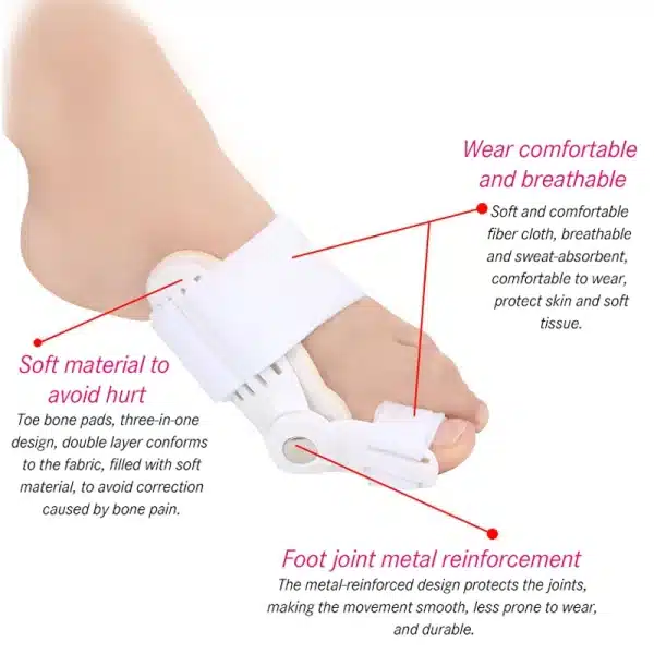 Pro Big Bone Splint Straightener Toe Bunion Thumb Corrector Pedicure Hallux Valgus Device Orthopedic Feet Care Braces - Image 5