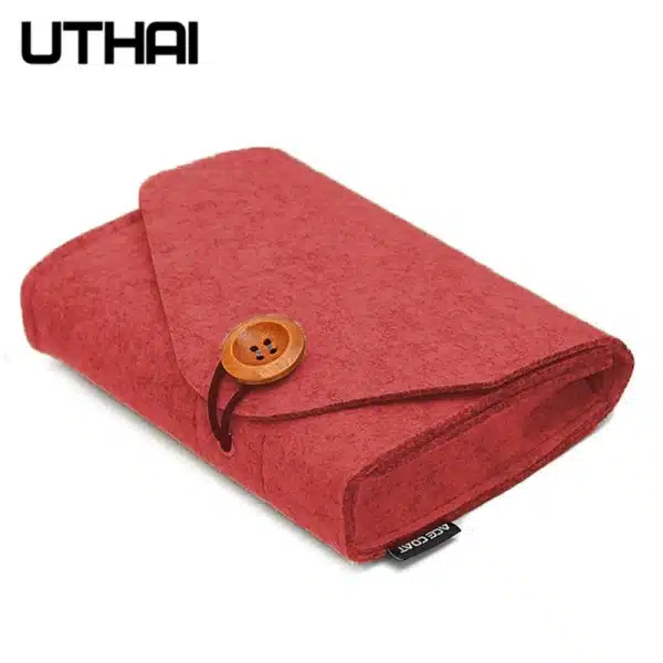 UTHAI T29 Portable 2.5'HDD Case Storage Bag For Macbook Charger Mouse Mobile Power Bank Earphone Digital Accessories Protect Bag - Image 6