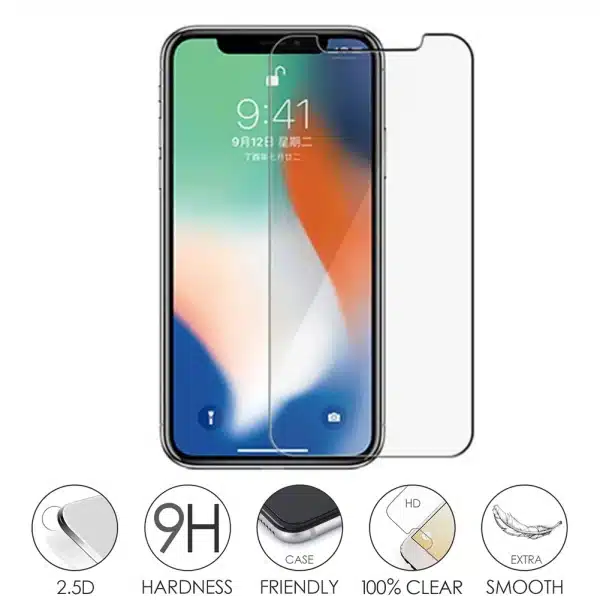 2.5D 9H Premium Tempered Glass Screen Protector Film for iPhone X XS Max XR - Image 5