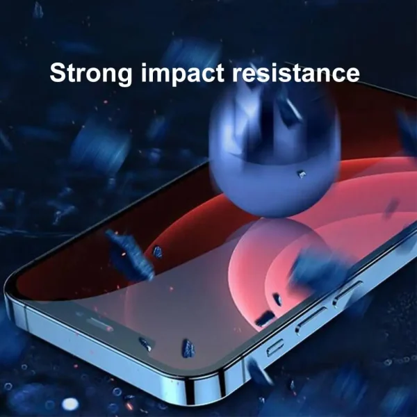 Full Coverage Tempered Glass Protector Ultra-thin Tempered Glass Screen Protector for Iphone 15 Series Anti-scratch Bubble-free - Image 2