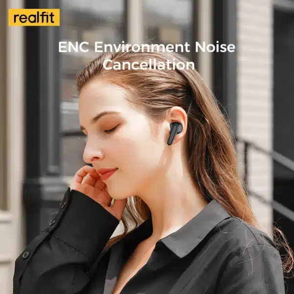 Realfit F3 ANC Active Noice Cancellation Bluetooth Earphones HIFI Stereo Wireless Earbuds for Realme Lenovo LP40 GM2 Pro - Image 3