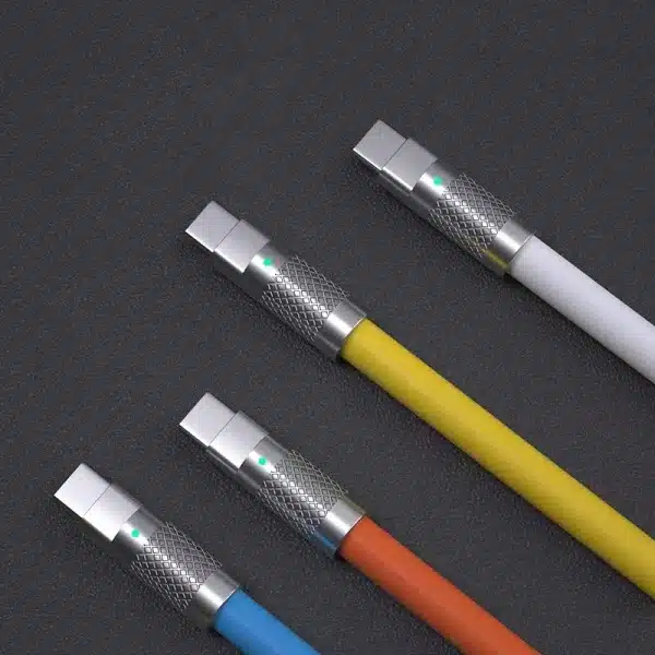 120w 6a Super Fast Charge PD Type C Liquid Silicone Cable Quick Charge 1M 2M Usb Cable Usb C to C Charger Cable - Image 4