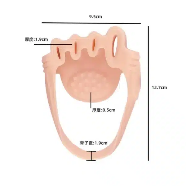 5 Holes Silicone Toe Separator Metatarsal Pad Pain Relief Forefoot Socks Insole Bunion Orthotics Hallux Valgus Corrector 발가락교정기 - Image 6