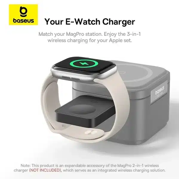 Baseus MagPro Magnetic Wireless Charger for E-Watch 2.5W For Apple Watch S1-S10 Series SE Series Ultra Series - Image 6