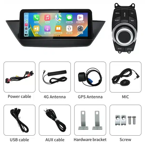 2024 New ID6 ID7 ID8 UI Android System Wireless Carplay AUTO For BMW X1 E84 2012 2013 years GPS NAVI Car Video Players GPS NAVI - Image 6