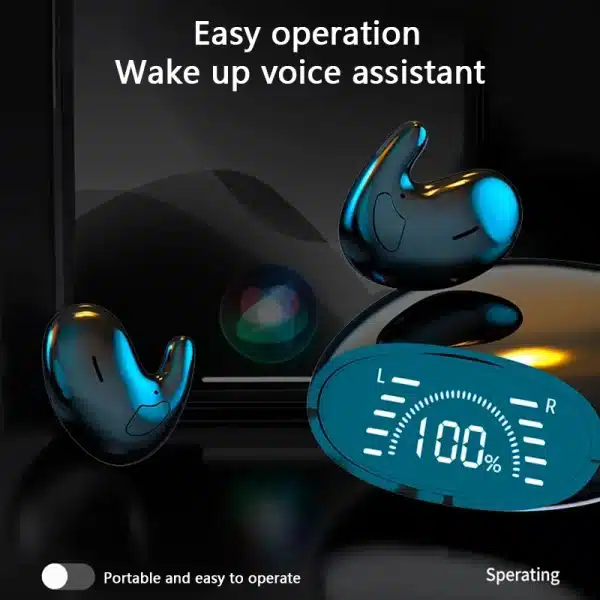 Xiaomi Sleep Invisible Headset Hidden Noise Cancel Waterproof Wireless Bluetooth Earphone Earbuds Sports Stereo Bluetooth 5.3 - Image 2