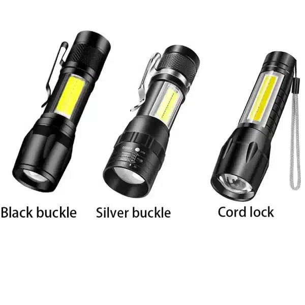 Mini Torch LED Rechargeable Flashlight Portable USB Charging Flashlight High Power Bank Camping Waterproof Long Range Lantern - Image 3