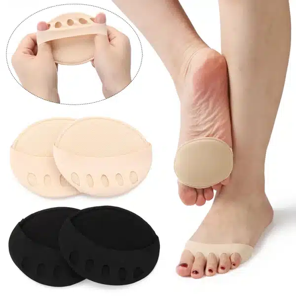 1 Pair Five Toes Forefoot Pads for Women High Heels Half Insoles Invisible Foot Pain Care Absorbs Shock Socks Shoes Inserts - Image 4