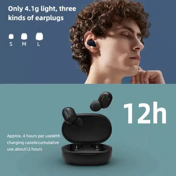 New Xiaomi Redmi Airdots 2 Wireless Bluetooth Headset with Mic Earbuds Airdots 2 Fone Bluetooth Earphones Wireless Headphones - Image 2