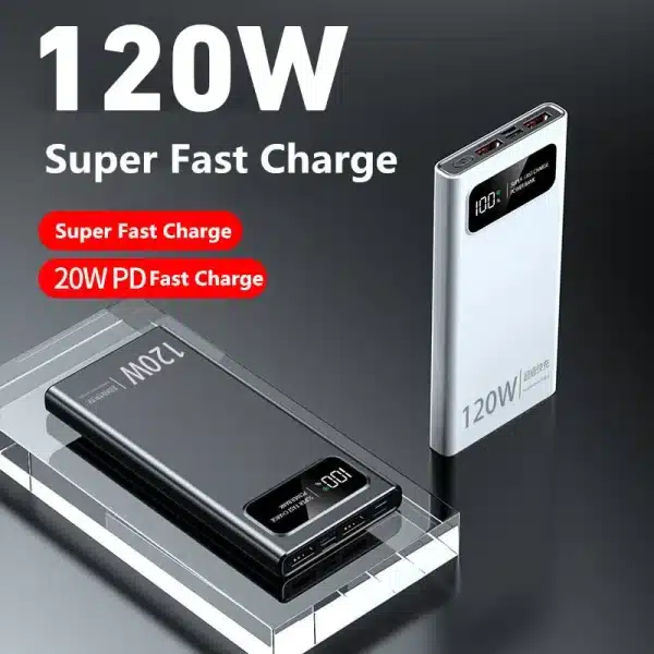 Xiaomi 200000mAh 120W Power Bank Super Fast Charging Battery High Capacity Digital Display Power Bank For iPhone Samsung Huawei - Image 2