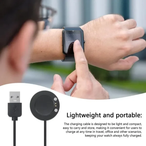 Wireless Smartwatch Charger Smart Watch Magnetic Charging Cable Cradle Fast Charging Watch Accessories For Travel Home Office - Image 4