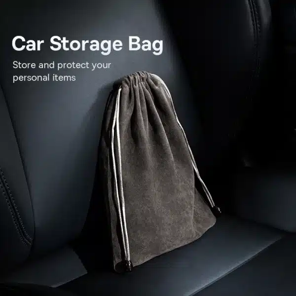 Baseus Portable Car Storage Bag for Stowing Tidying Phone Pouch Power Bank Phone Cable Inflator Pump Car Interior Accessories - Image 6