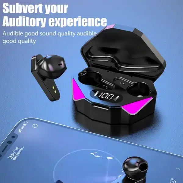 2024 NEW TWS Earphones Bluetooth Wireless Gamer Headphones 65ms Low Latency Earbuds fone Gamer Headset Gamer With Mic Handfree - Image 4