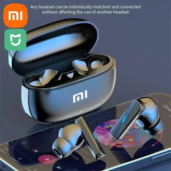 Xiaomi Mijia Mate 50 Wireless Bluetooth Headset TWS Sports Earbuds Noise Cancelling Touch Control Hi-Fi Stereo Gaming Earphones - Image 4