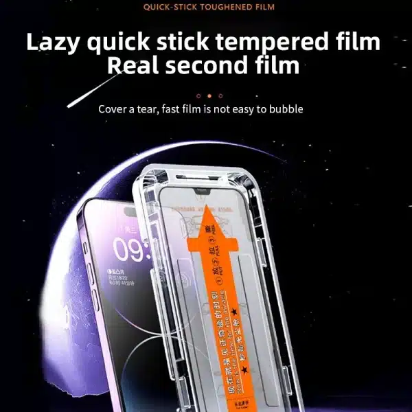 Full Cover Tempered Glass For iPhone 14 15 Pro Max Screen Protector Anti spy Dust free Installation With Easy - Image 5