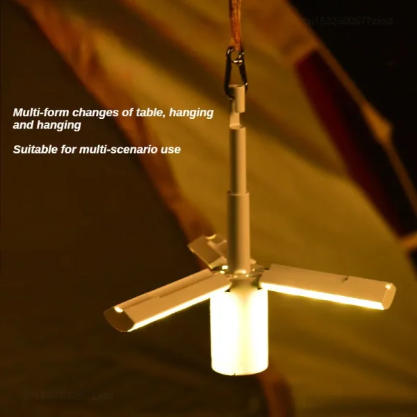 Xiaomi EXPED SMART Folding Outdoor Camping Portable Rechargeable 4000mAh Lighting Student Dormitory Hanging Tent Light Lantern - Image 2