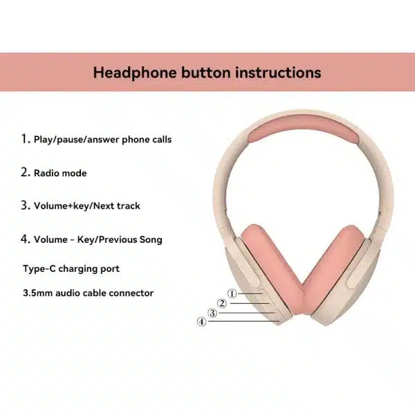 Xiaomi Original P2961 Wireless Headset Bluetooth 5.3 Earphone For Samsung iPhone Stereo HIFI Headphone Game Earbuds With Mic - Image 3