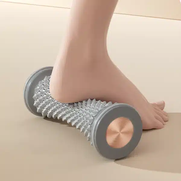 Foot Massage Roller Ergonomic Yoga Plantar Foot Roller Multifunctional Reflexology Foot Massager for Deep Tissue Muscle Massage