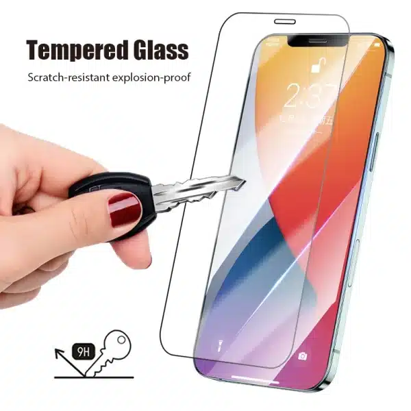 4PCS Glass For iPhone 12 7 8 Plus 6 6S 5S SE 2020 Screen Protector For iPhone 11 12 Pro Max Mini XR XS X Protective Glass - Image 3