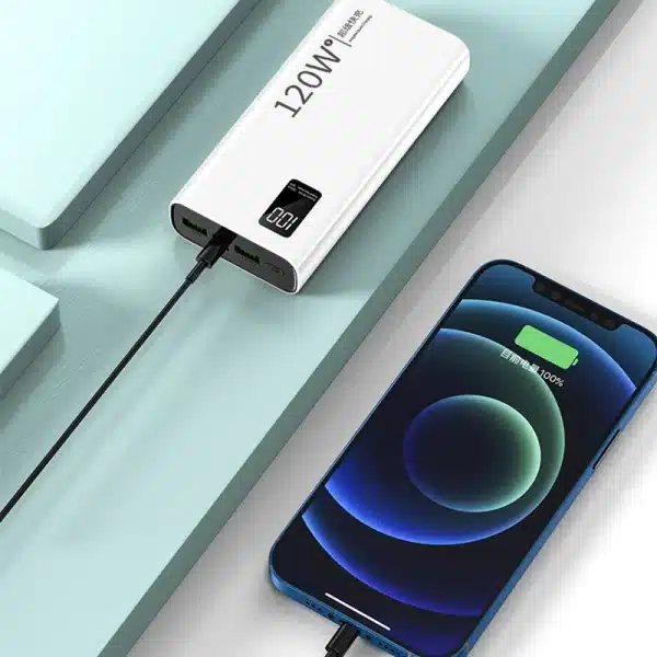 120W Super Fast Charging 50000 mAh Power Bank 100% sufficient capacity for mobile power supply for various mobile phones - Image 3