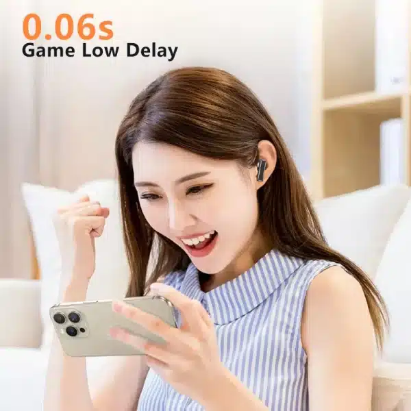 Awei T87 TWS Earbuds Wireless Bluetooth Earphones With Mic HD Call Noise Reduction Headphones Hifi Sound Music Headset Gamer - Image 5