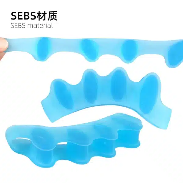 1 Pair Silicone Toe Separator Bunion Corrector Hammer Toe Corrector Soft Silicone Material for Toe Separation Foot Care Tool - Image 4