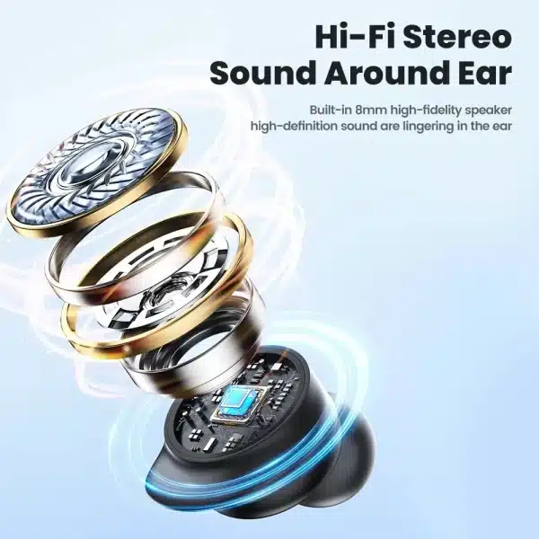 Toocki TWS Bluetooth Headphone BT5.2 Hi-Fi Stereo Waterproof Sport Wireless Earphones Gaming Earbuds Headset For Xiaomi Huawei - Image 5