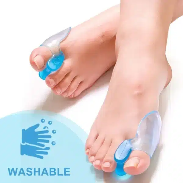 1 Pair Silicone Gel Bunion Toe Corrector Orthotics Straightener Separator Pain for Hallux Valgus Corrector De Juanetes 무지외반증 - Image 2