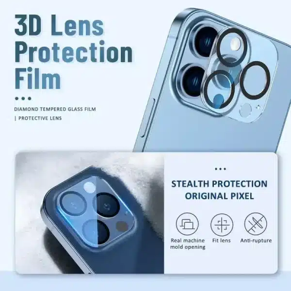 Full Cover Camera Tempered Glass Camera Screen Protector Lens Protective Film Glass For 14 13 Max 13Pro 12 11 - Image 2