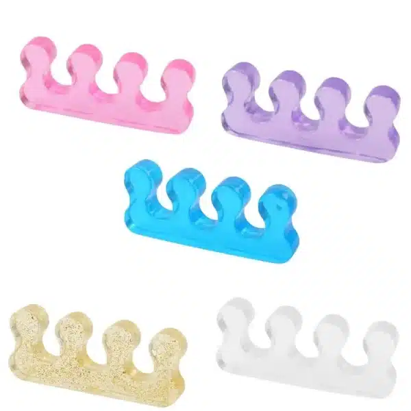 Silicone Manicure Pedicure Nails Finger Separator Flexible Finger Toe Spacer Separation Straighteners Tool Personal Health Care - Image 4