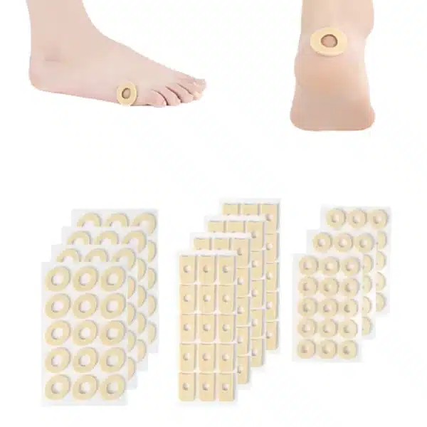 15PCS/Sheet Callus Cushions Shoes Heel Pad Foam Round Toe Foot Corn Bunion Protectors Pads 4 Types Cushion Tapes Shoes Sticker - Image 2