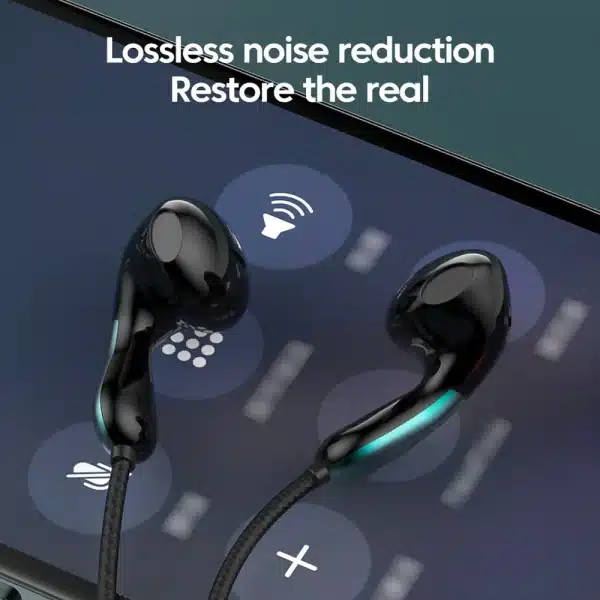 3.5MM Wired Earphones Type C In-Ear Headphones HiFi Handsfree Earbuds Noise Reduction Headset With Mic For Samsung Xiaomi Huawei - Image 5