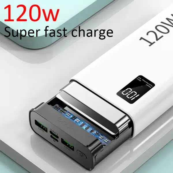 Xiaomi 120W High Capacity Power Bank 50000mAh Fast Charging Powerbank Portable Battery Charger For iPhone Samsung Huawei - Image 2