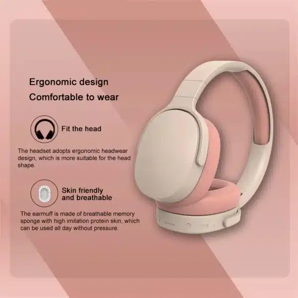 Xiaomi P2961 Wireless Headphones and Send Free Watch Bluetooth 5.3 Over-ear Earphone For iPhone Stereo Hifi Headset Game Earbuds - Image 2