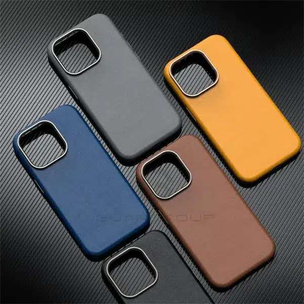 Luxury Slim Leather For Magsafe Magnetic Case For iPhone 16 15 14 Pro Max 15pro Wireless Charger Phone Back Cover Accessories - Image 3