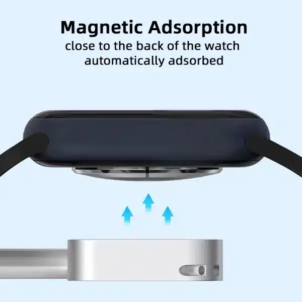 Magnetic Wireless Charger For Apple iWatch Series 9 8 7 6 5 SE 4 3 2 Ultra For iOS to Type-C 2 in 1 Portable Charging - Image 3