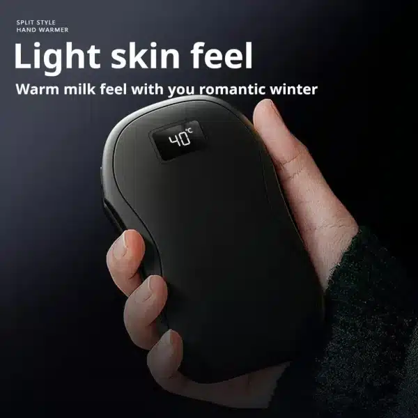 Xiaomi Portable 2 in 1 Magnetic Hand Warmer Power Bank Double sided Fast Heating Temperature Digital Display Winter Hand Warmer - Image 5