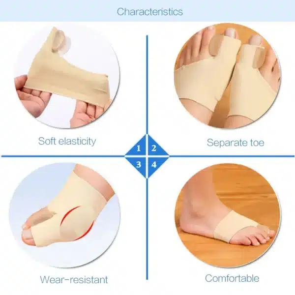 Bunion Corrector,Toe Separator for Big Toe Relax,Spread and Stretch for Hallux Valgus & Bunion Support,Protector for big Toes - Image 5