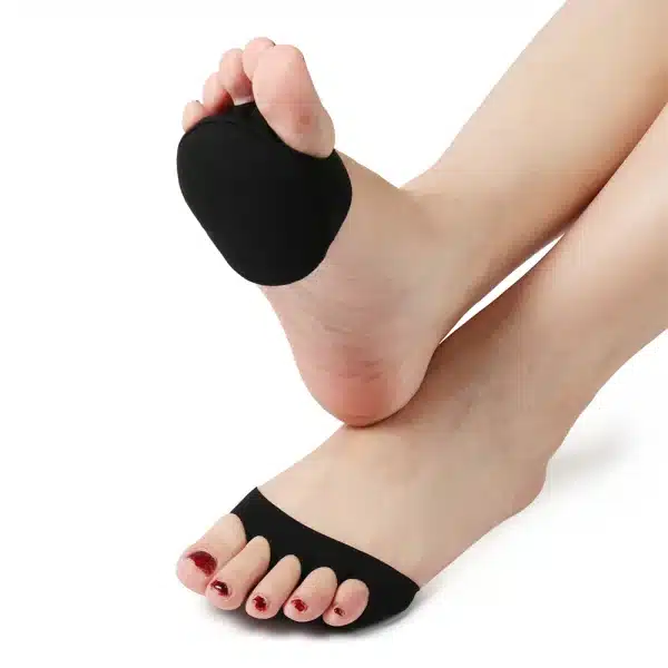 1 Pair Five Toes Forefoot Pads for Women High Heels Half Insoles Invisible Foot Pain Care Absorbs Shock Socks Shoes Inserts - Image 2