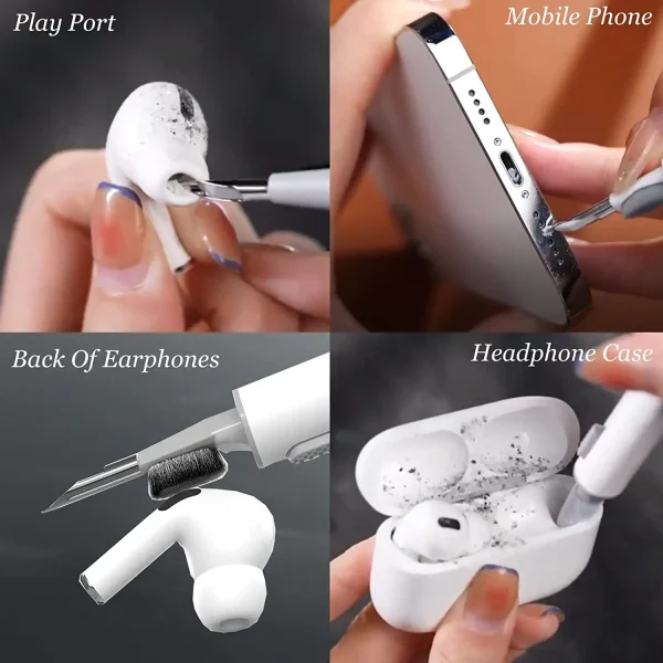 For Cleaner Kit for Airpods Pro 3 2 1 Bluetooth Earphones Cleaning Pen Brush Earbuds Case Cleaning Tools Air PodsXiaomi Airdots - Image 2