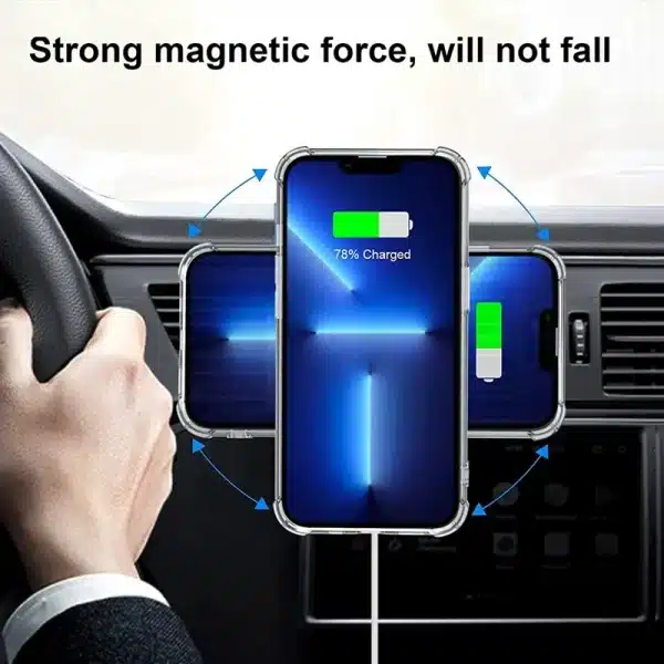 Magnetic Metal Plate Ring For Magsafe Wireless Charger Iron Sheet Sticker Magnet Car Phone Holder For Apple iPhone 15 14 13 12 - Image 5