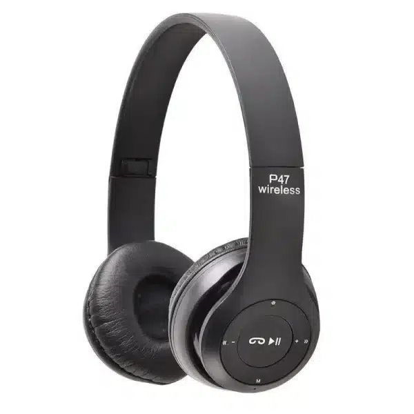 P47 Wireless bluetooth headphone With Microphone Foldable Cancelling Headsets Stereo Sound Earphones For Smartphones TV Game - Image 6