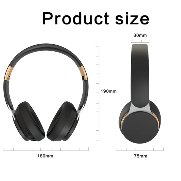 Xiaomi Wireless Ear Headphone Wireless Bluetooth Music Gaming Headset with Stereo Sound with Mic/3.5mm Audio Jack for Xiaomi - Image 3