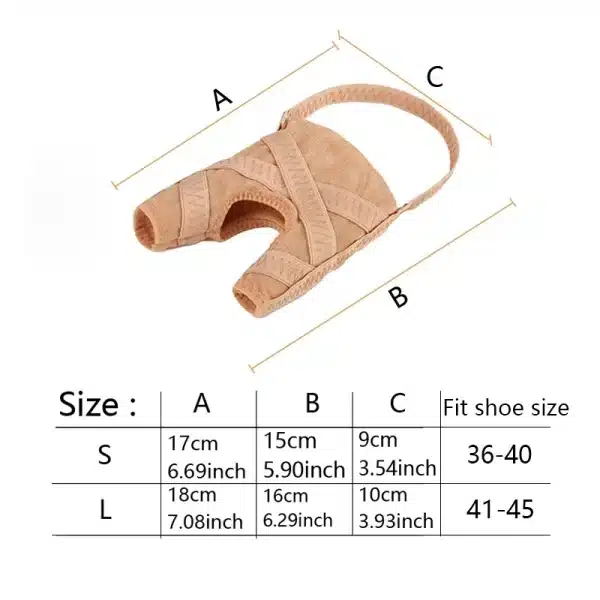 Fabric Bunion Corrector Breathable Adjustable Hallux Valgus Sleeve Spacer Separator Toe Corrector Sports Bunion Socks Running - Image 6