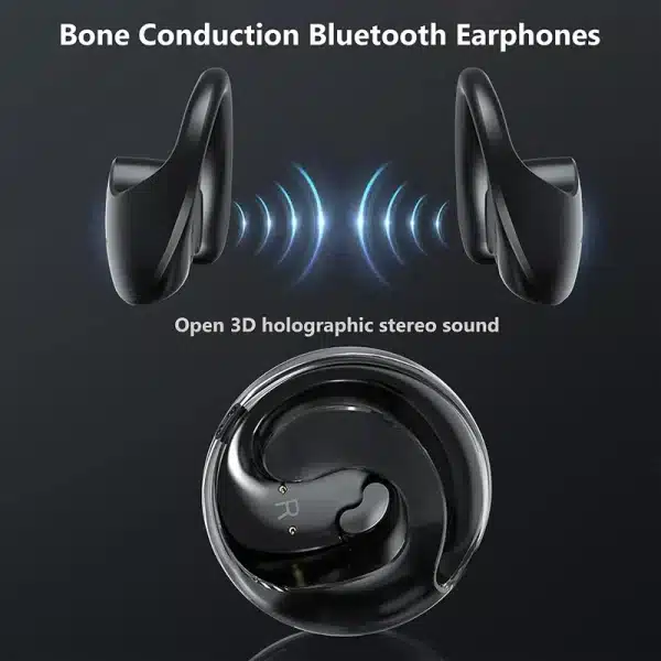 OWS Headphones Bone Conduction Earphone Open Ear Sports Bluetooth Headphones Wireless Earbuds With Noise Cancellation - Image 2