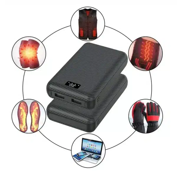 Battery 30000mAh Portabl Heating Mobile Power Supply for Heating Vest Jacket Gloves Electric Heating Equipment DC Power Bank - Image 6